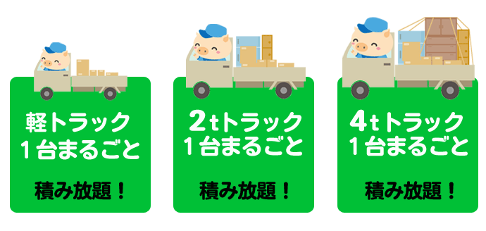 積み放題プランは3つ